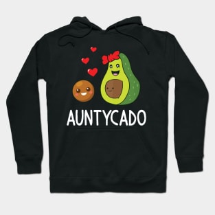 Avocados Dancing With Heart Happy Avocado Day Auntycado Aunt Hoodie